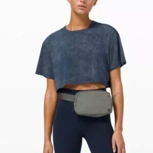 Lululemon All Yours Crop Tee Wash Size 6